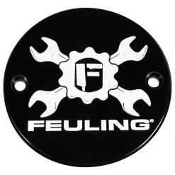 Feuling Motor Company Feuling Black Wrenches Logo Points Cover