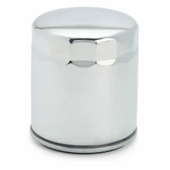 Milwaukee Twins Chrome Spin-On Oil Filter