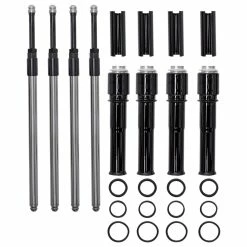 S&S Cycle Quickee Pushrods Kit With Gloss Black Covers