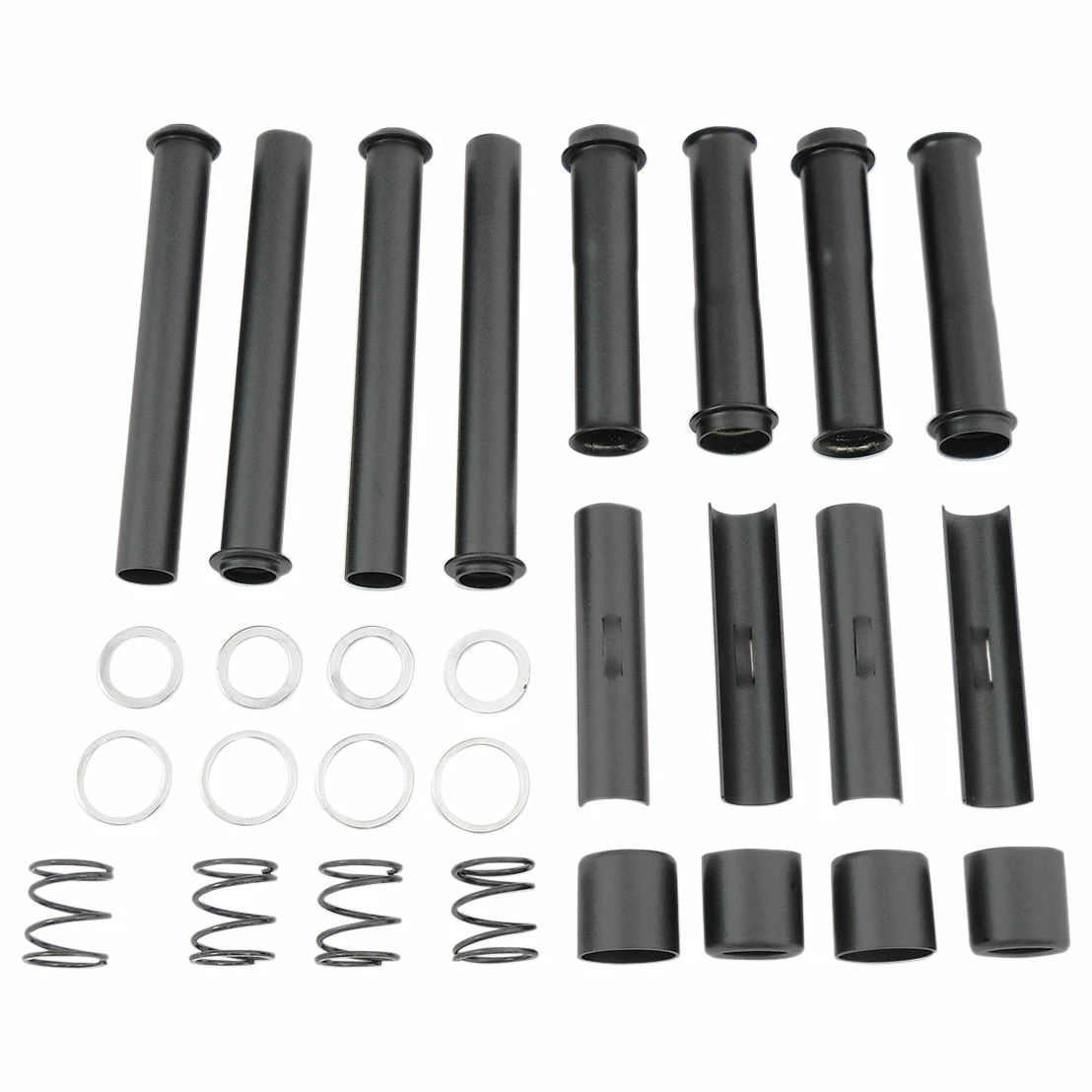 Drag Specialties Black Pushrod Tube Kit 3 Drag Specialties Black Pushrod Tube Kit
