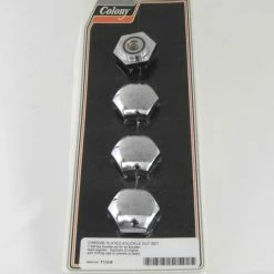 Colony Chrome Knuckle Rocker Cover Nuts