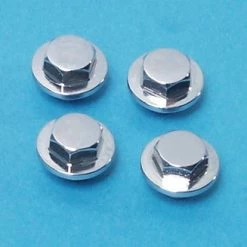 J&P Cycles Chrome Rocker Arm Shaft Plug Set